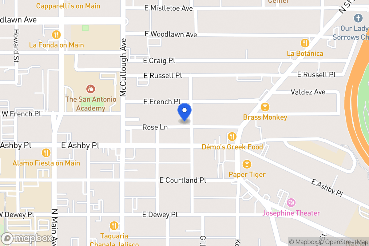 Map of 811  Gillespie St
