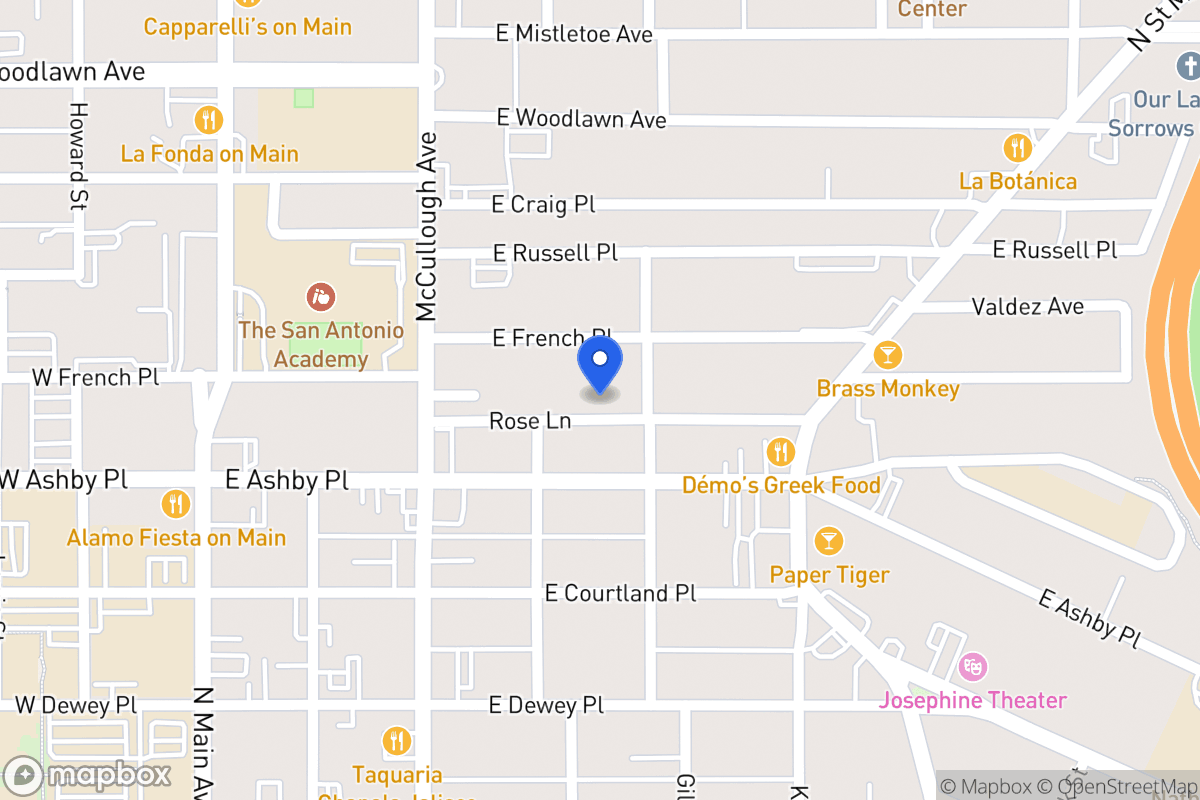 Map of 130  Rose Ln
