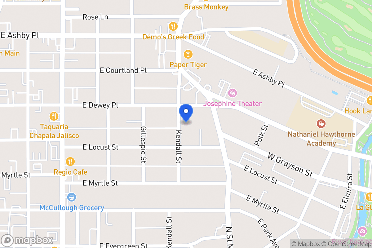 Map of 502  Kendall St