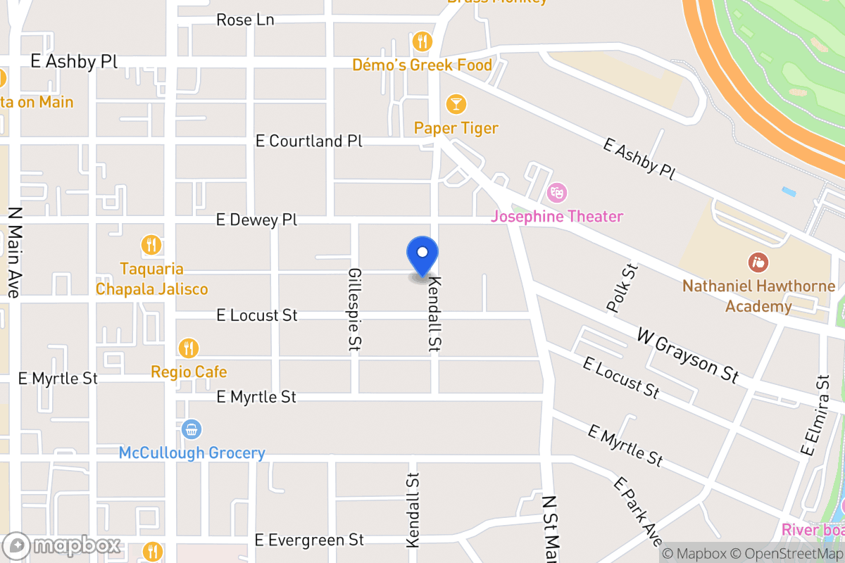 Map of 515  Kendall St