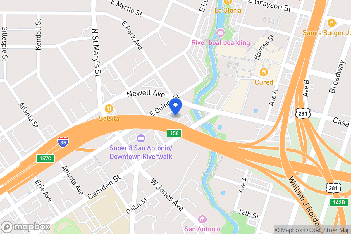 Map of 1114 E Quincy St