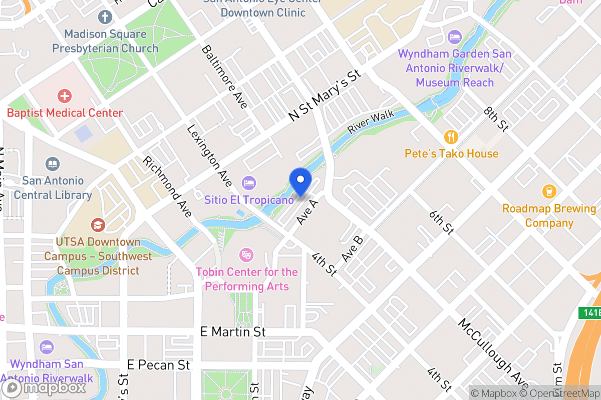 Map of 103  Avenue A