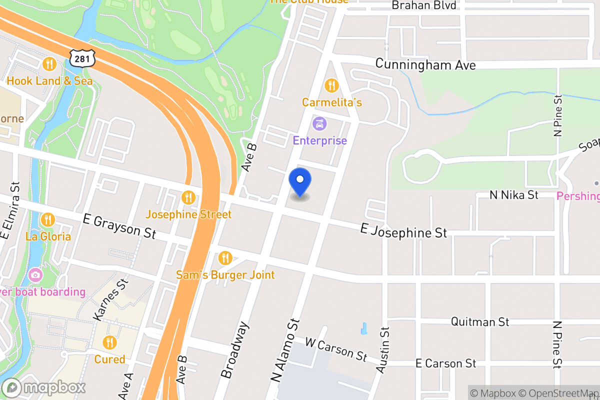 Map of 2000  Broadway St