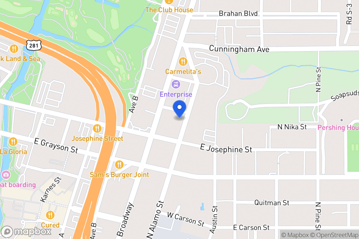 Map of 2019 N Alamo St
