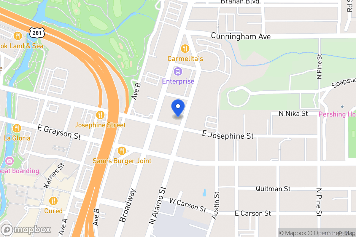 Map of 519 E Josephine St