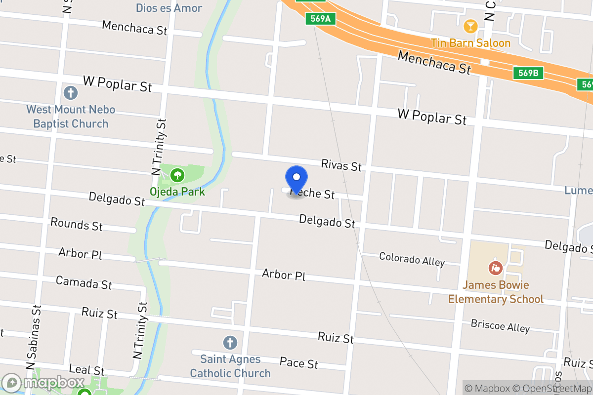 Map of 134  Peche St