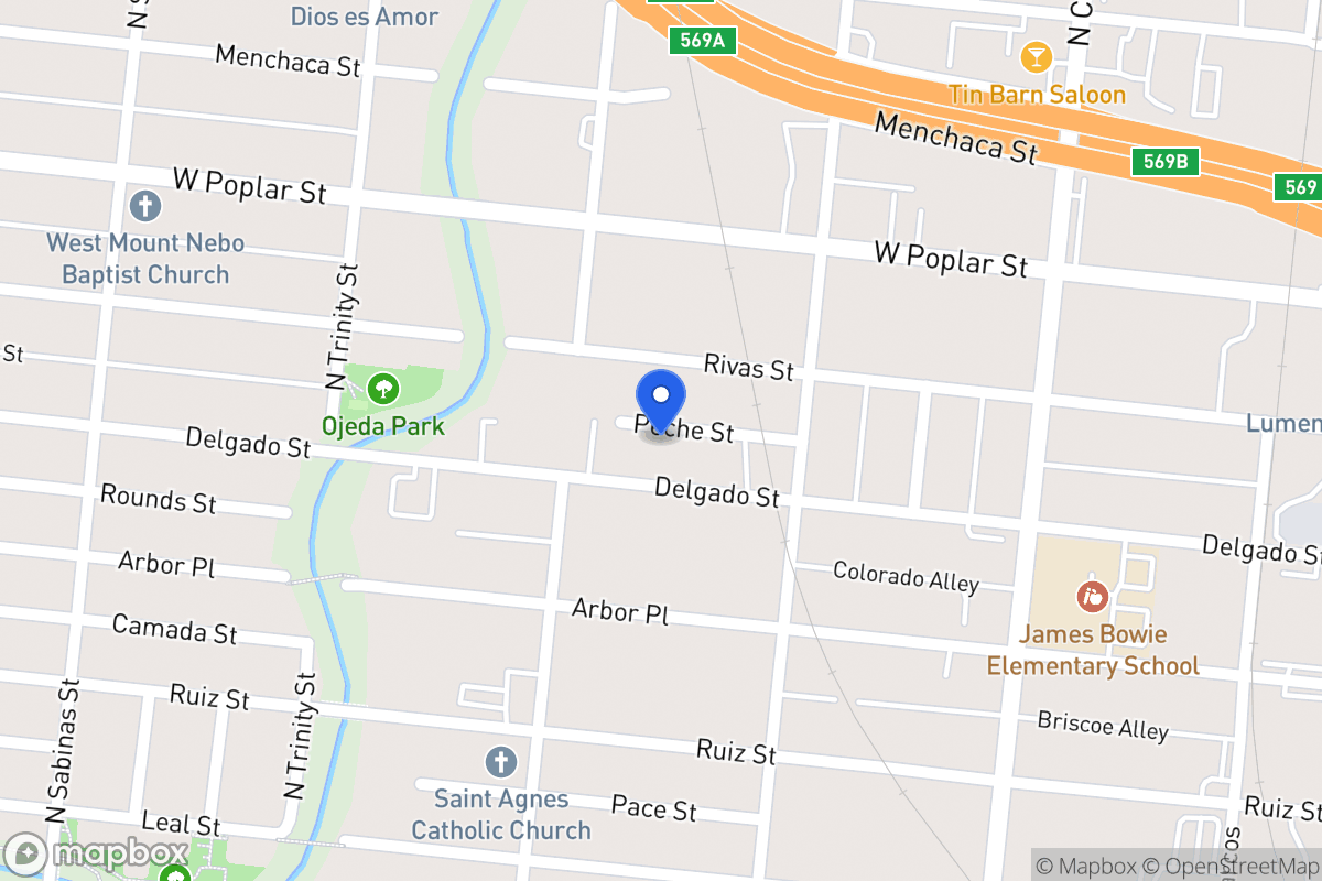 Map of 130  Peche St