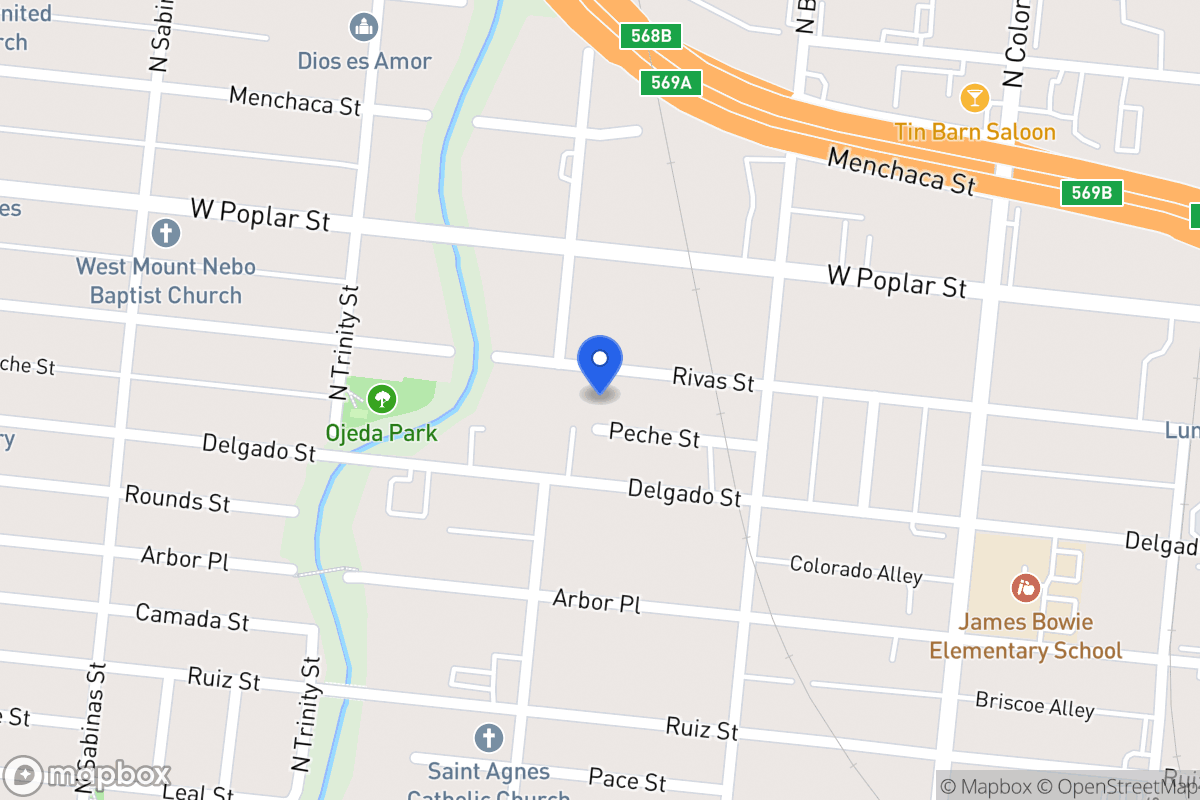 Map of 145  Peche St