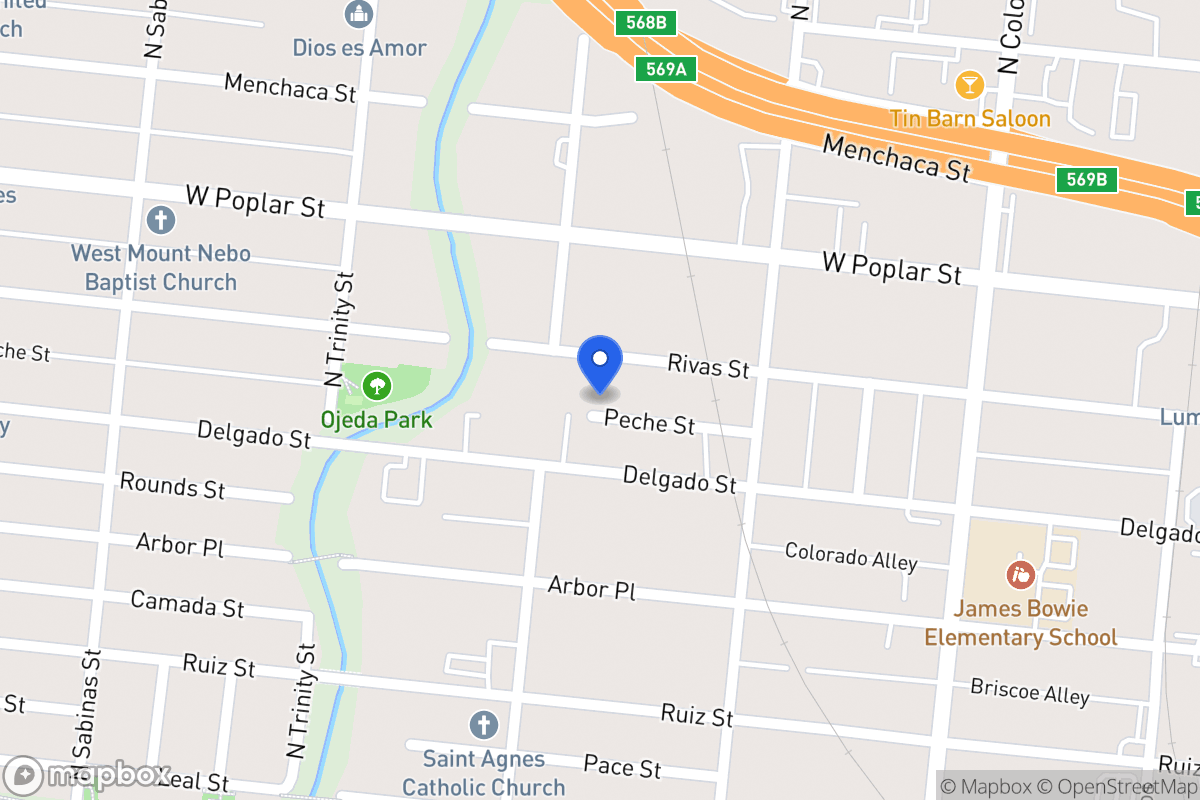 Map of 143  Peche St