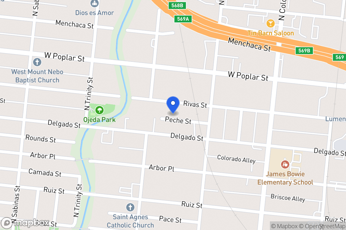 Map of 131  Peche St