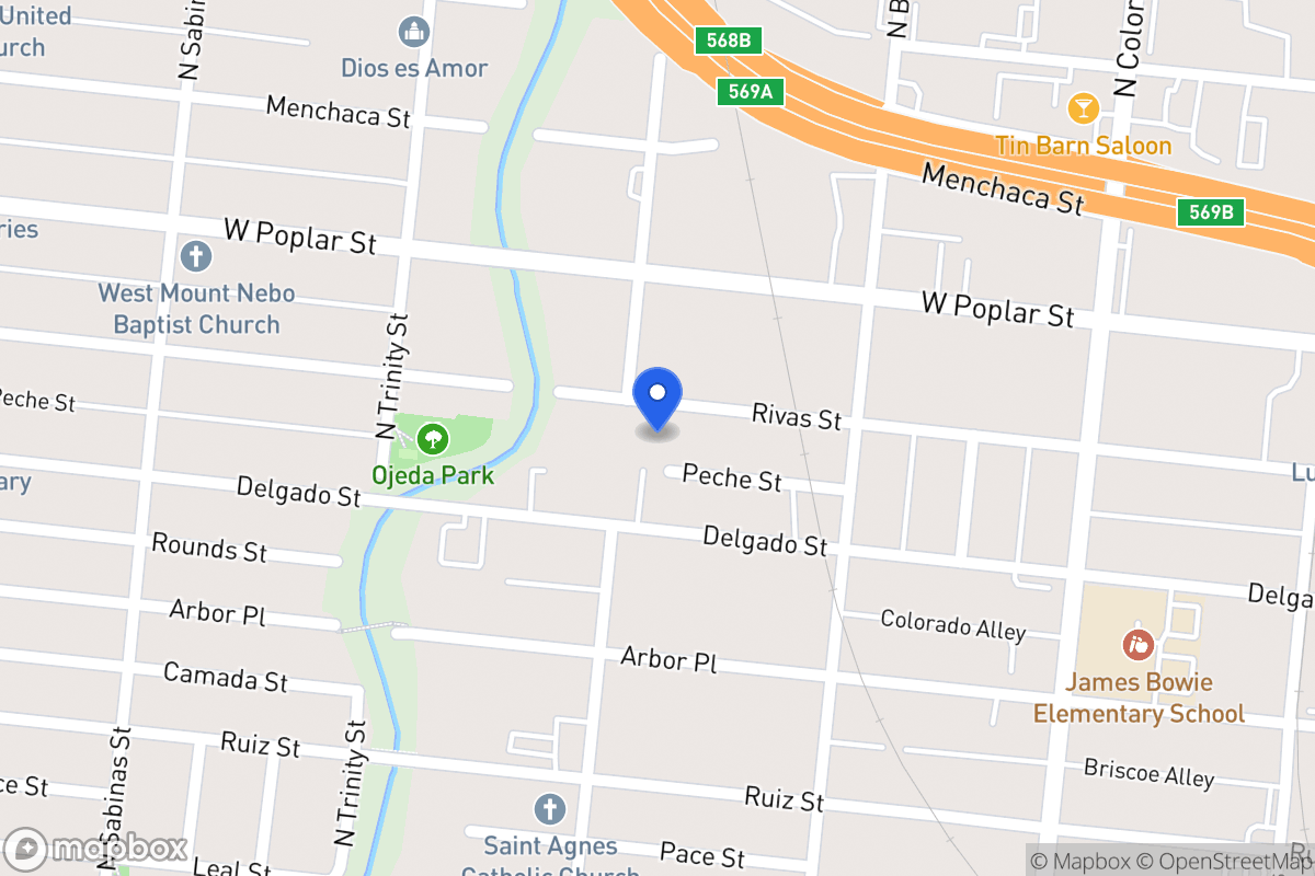 Map of 500  Rivas St