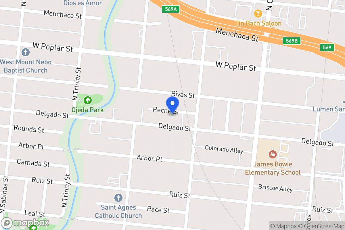 Map of 116  Peche St
