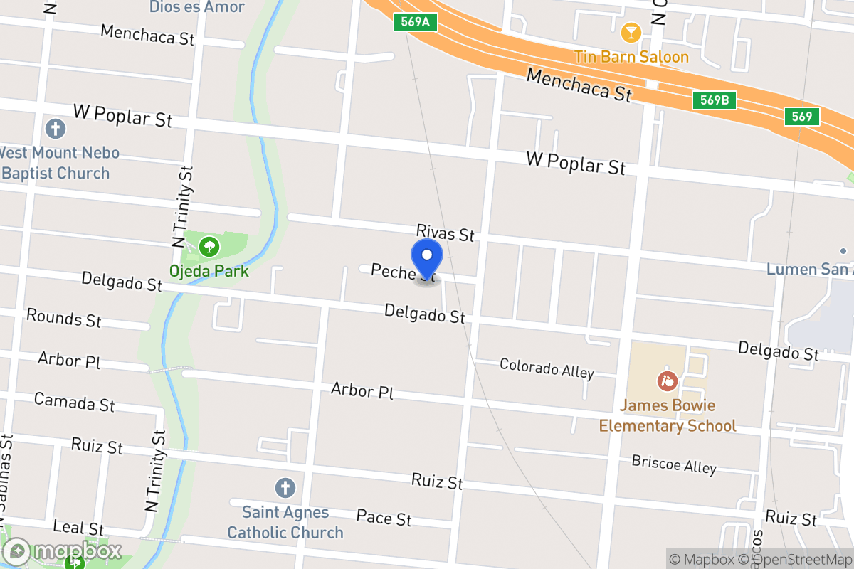 Map of 114  Peche St
