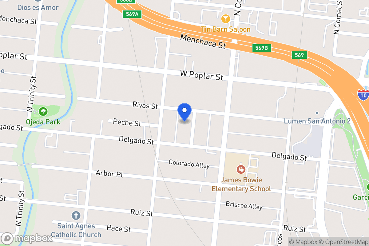 Map of 1119 N Smith St