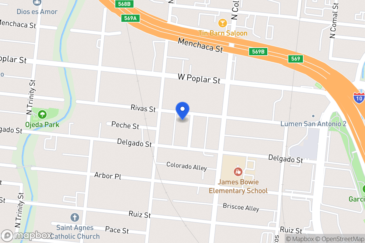 Map of 1127 N Smith St