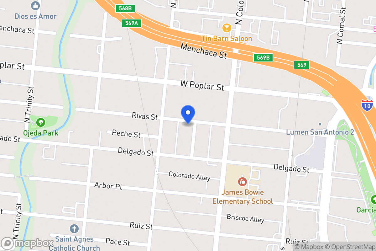 Map of 1129 N Smith St