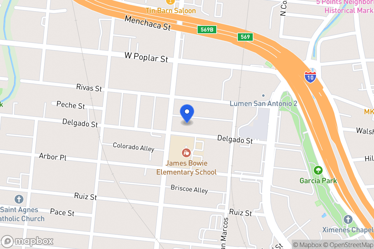 Map of 441  Delgado St