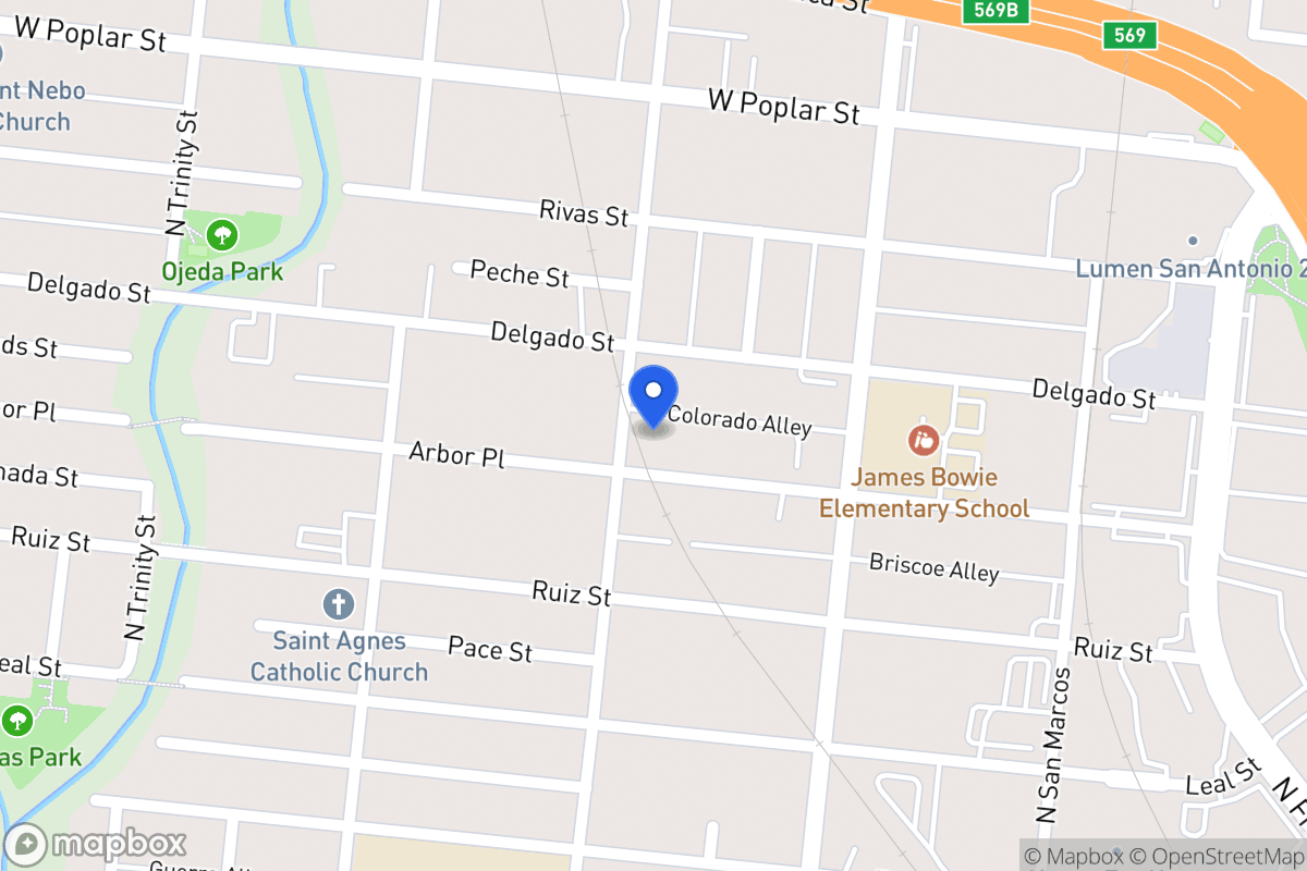 Map of 545  Arbor Pl