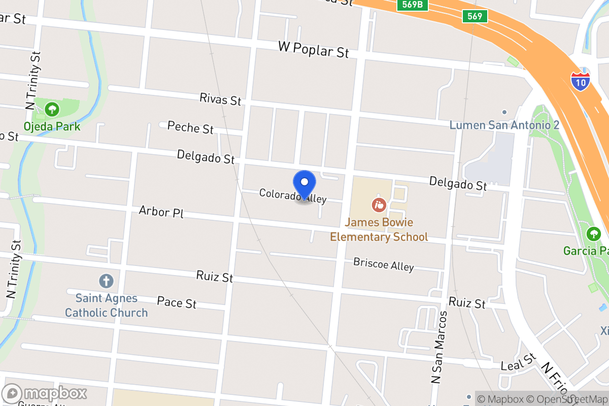 Map of 521  Arbor Pl