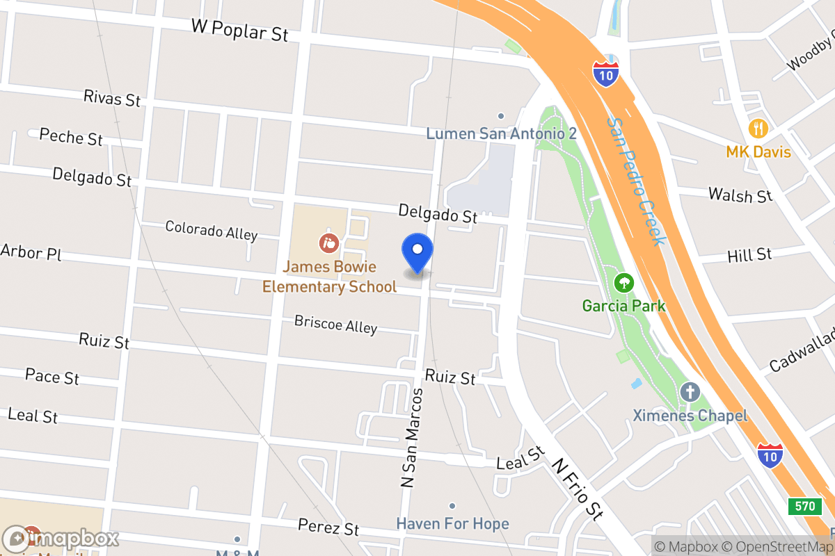 Map of 401  Arbor Pl