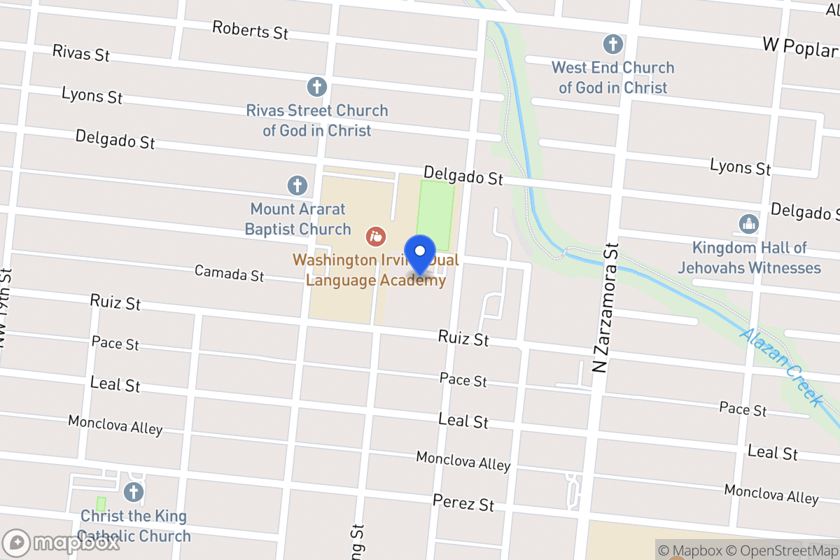 Map of 1915 N Elmendorf St