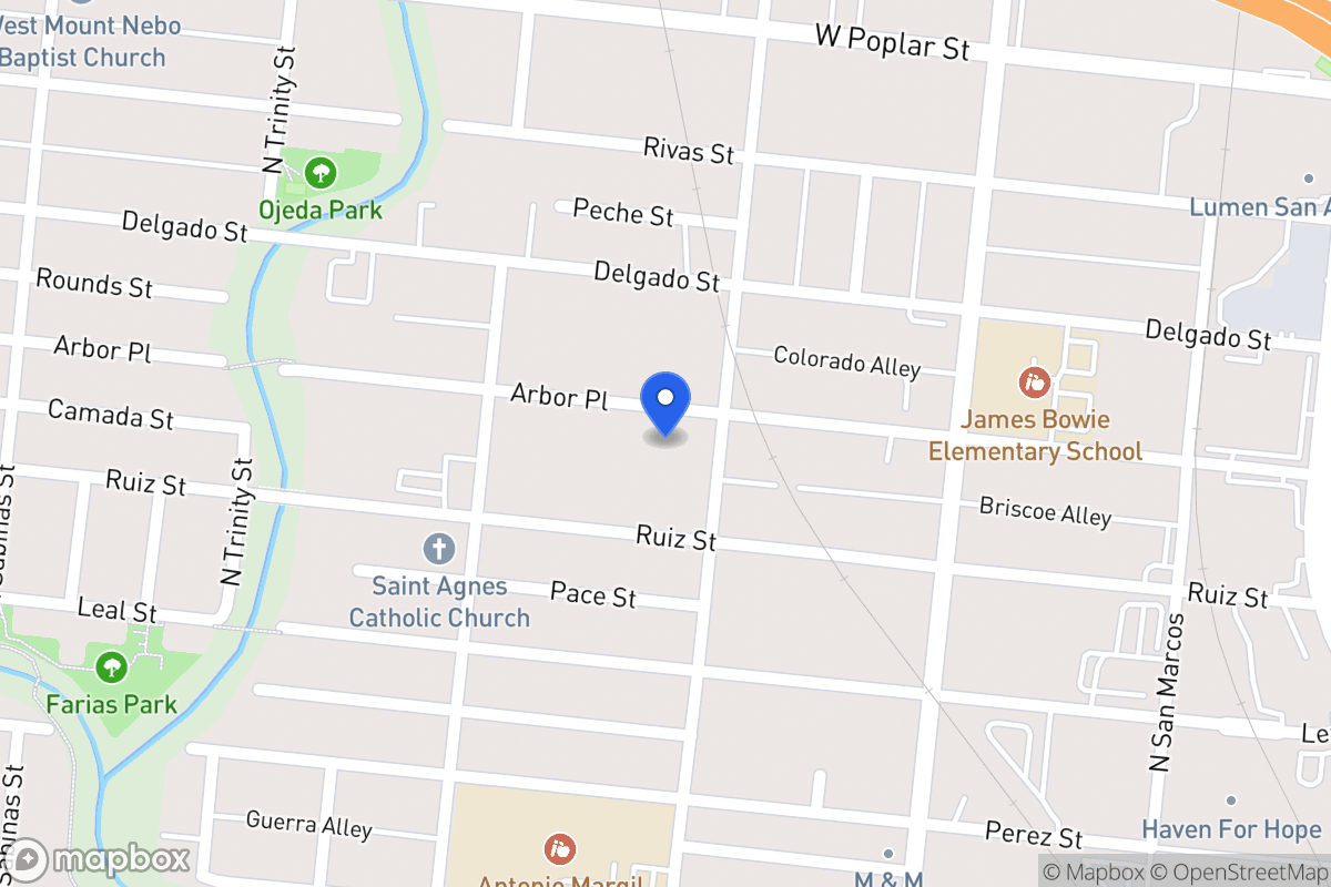 Map of 610  Arbor Pl