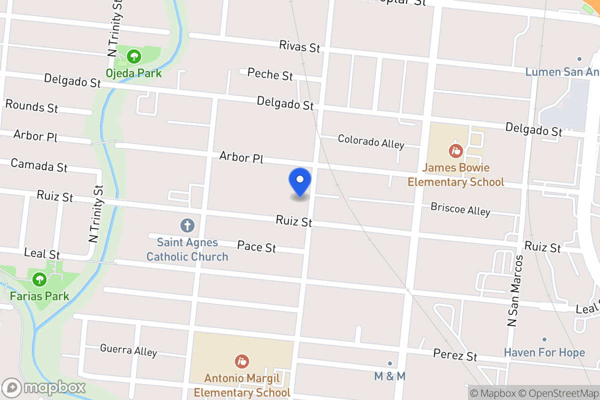 Map of 703  Ruiz St