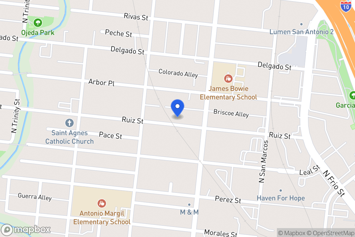 Map of 621  Ruiz St