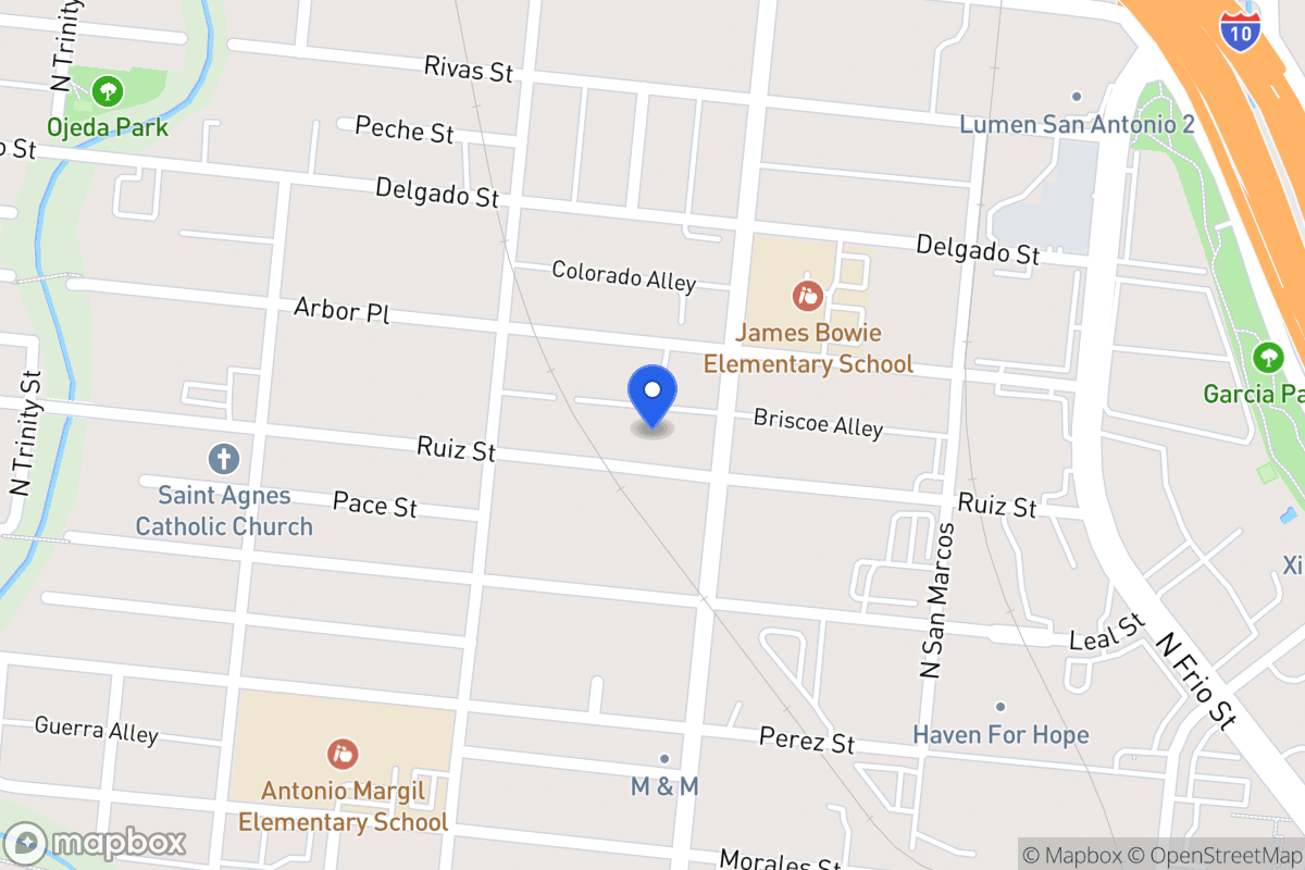 Map of 615  Ruiz St