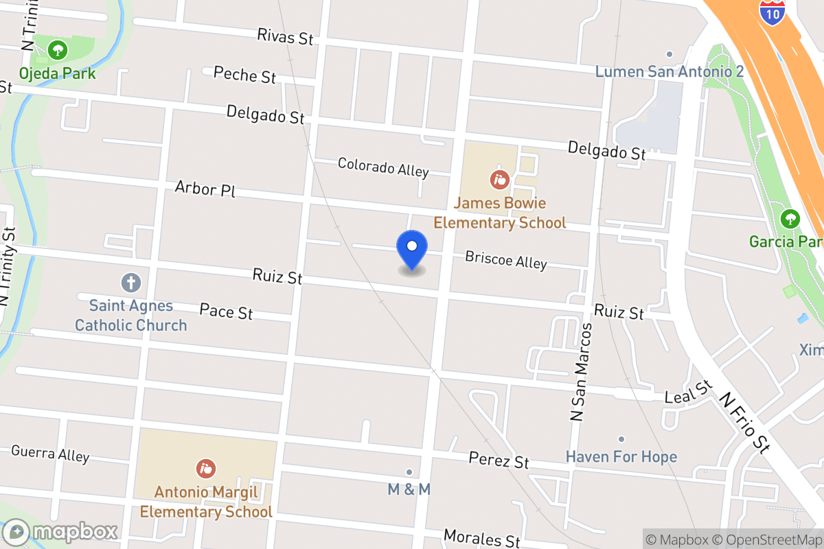 Map of 609  Ruiz St