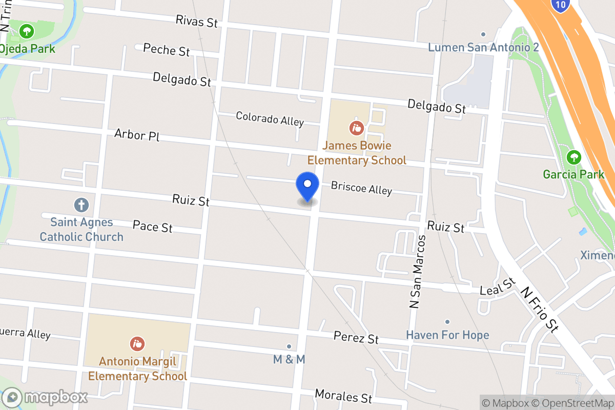 Map of 901 N Colorado St