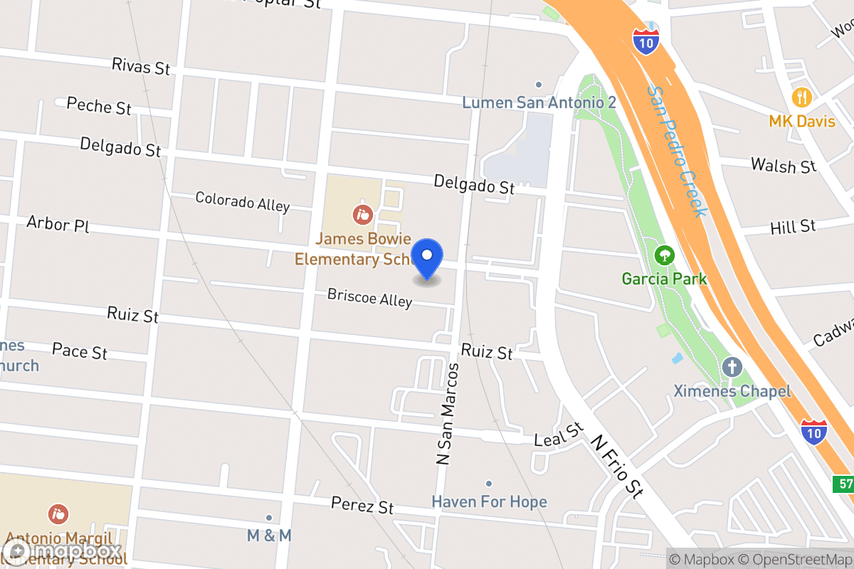 Map of 410  Arbor Pl