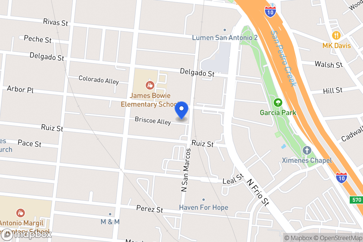 Map of 909  Briscoe Aly