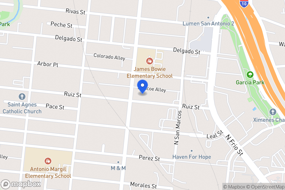 Map of 543  Ruiz St