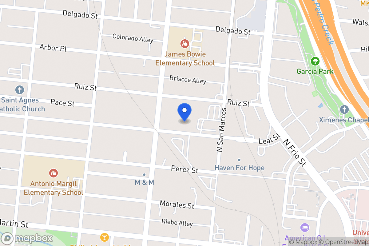 Map of 631  Leal St