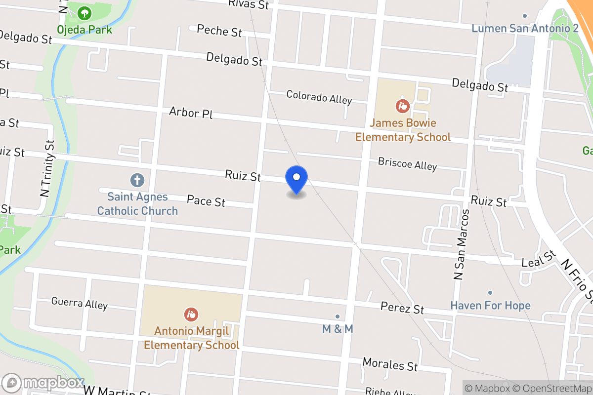 Map of 634  Ruiz St