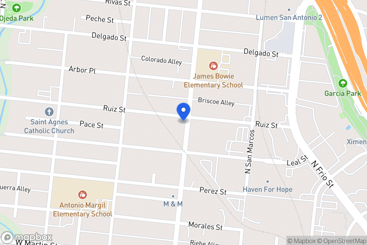 Map of 602  Ruiz St