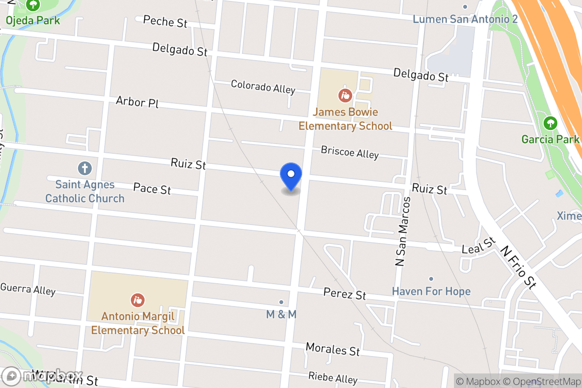 Map of 819 N Colorado St