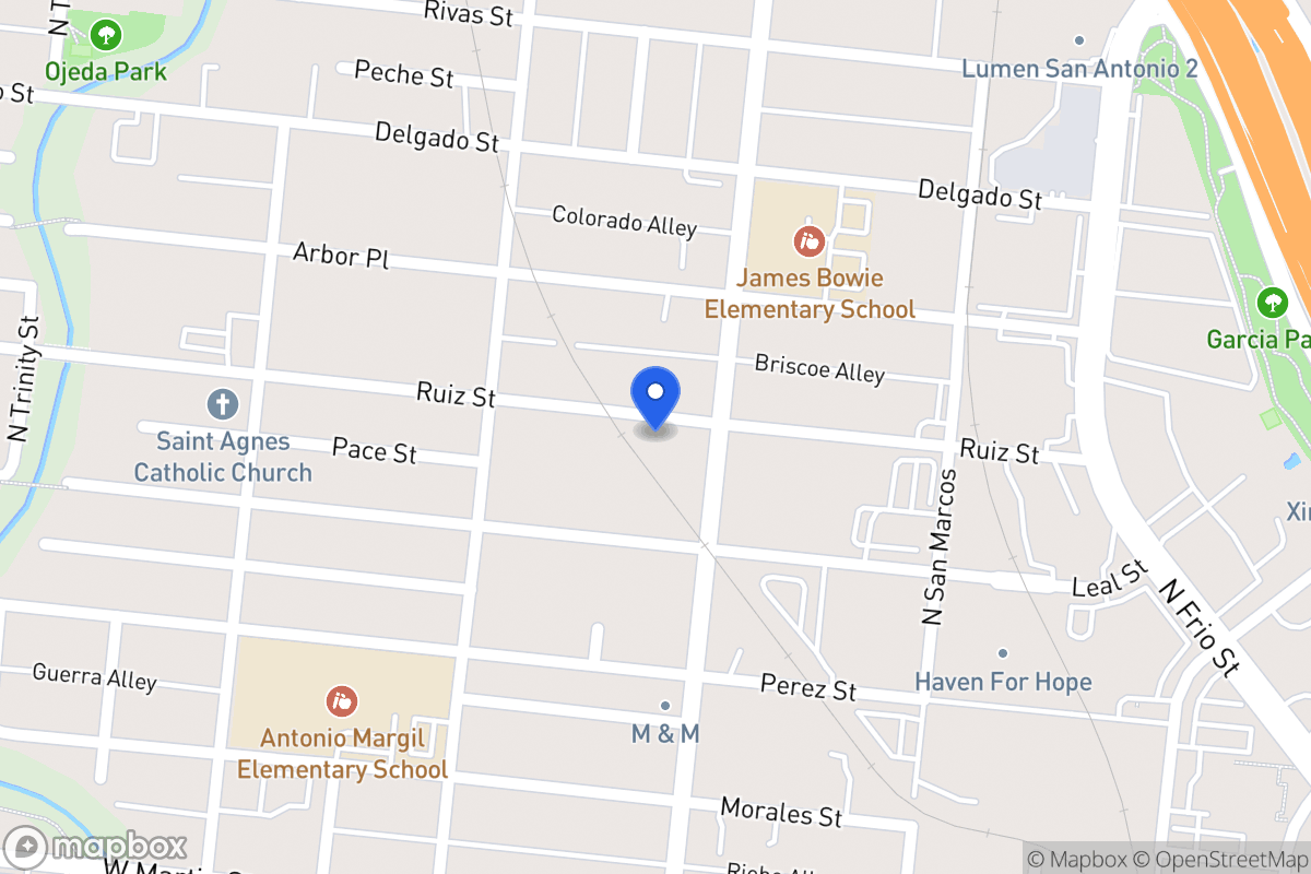 Map of 610  Ruiz St