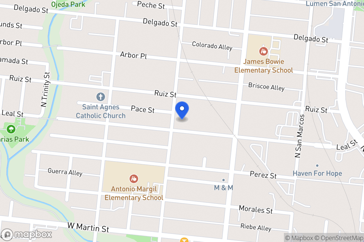 Map of 747  Leal St