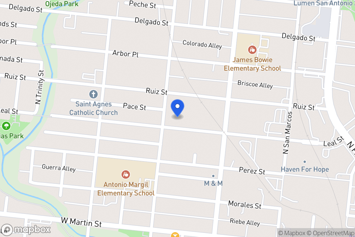 Map of 743  Leal St