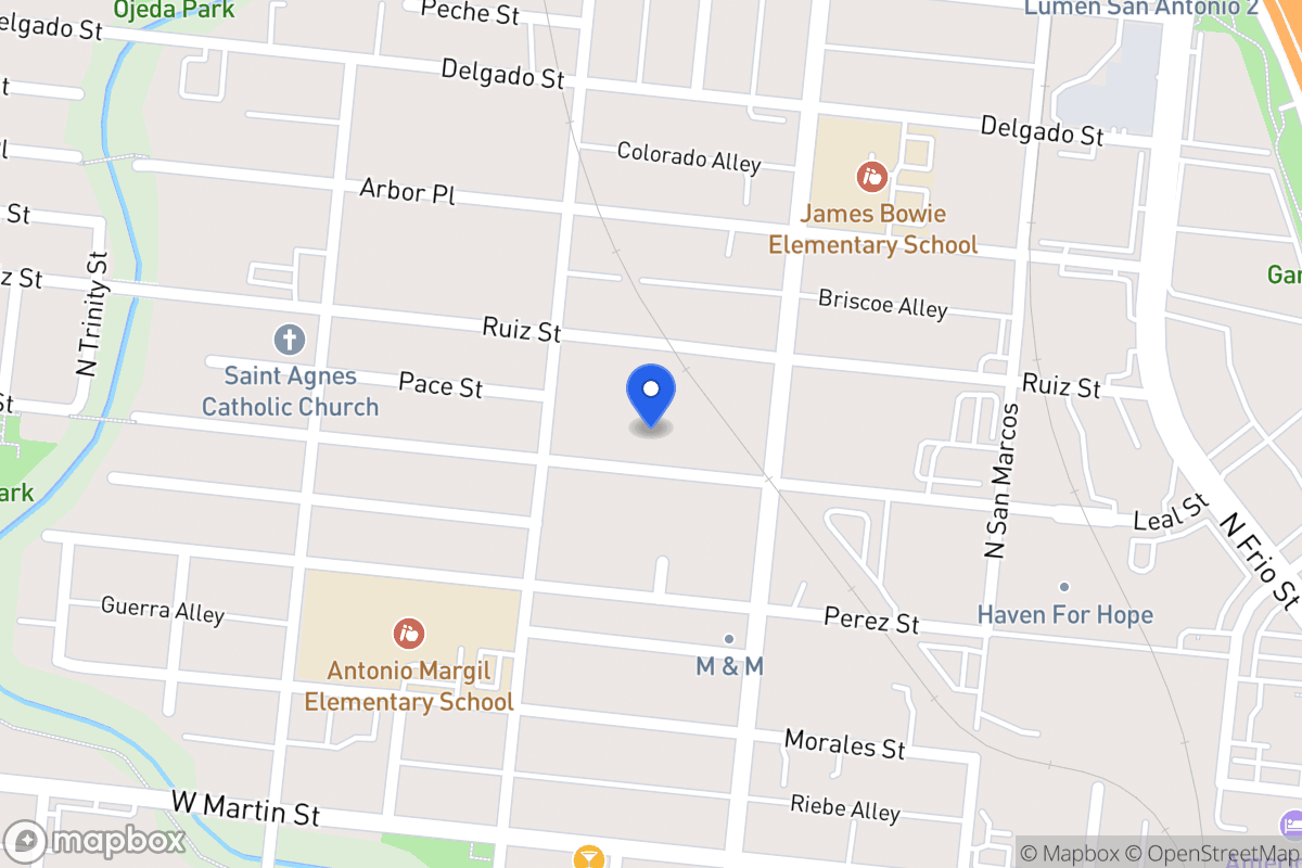 Map of 729  Leal St