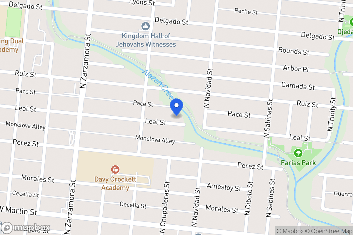 Map of 1225  Leal St