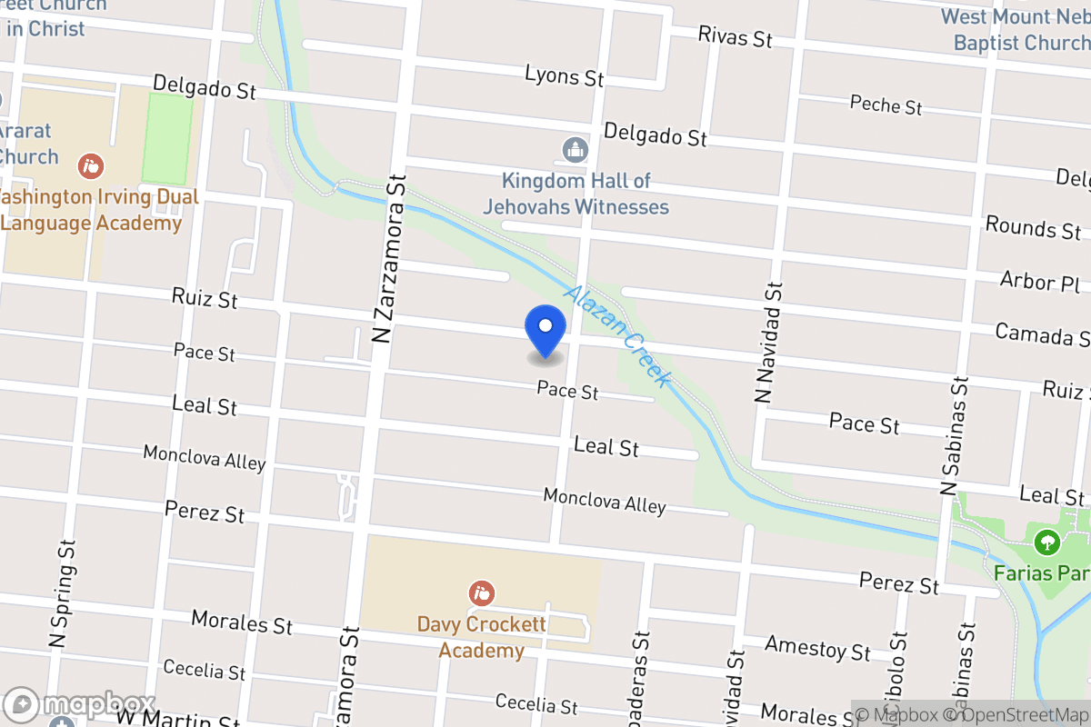 Map of 1206  Ruiz St