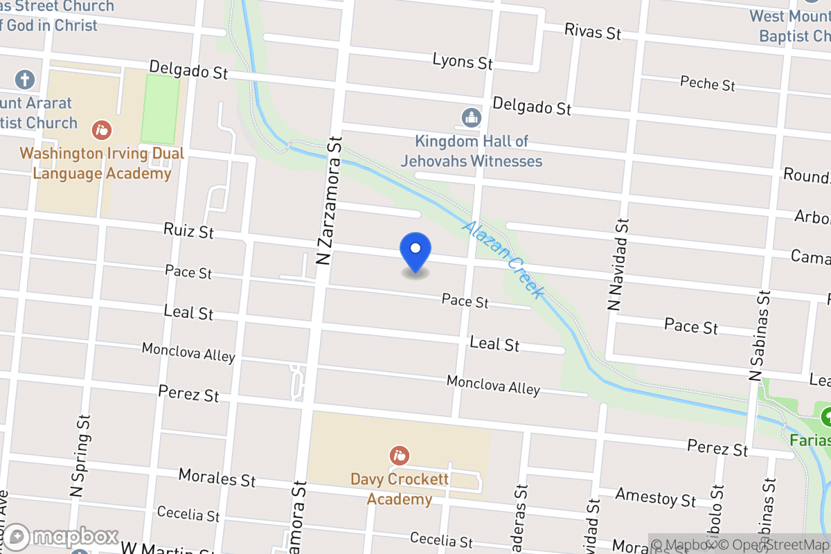 Map of 1218  Ruiz St
