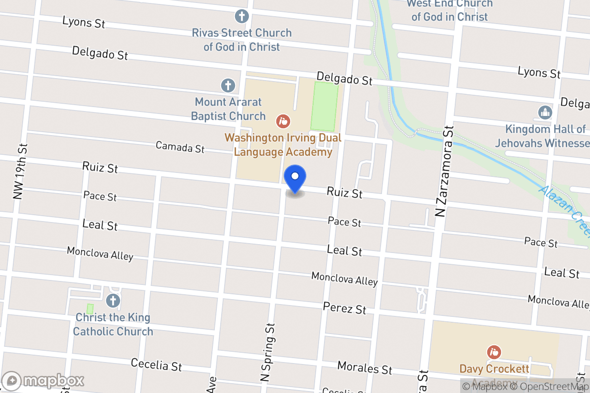 Map of 1620  Ruiz St