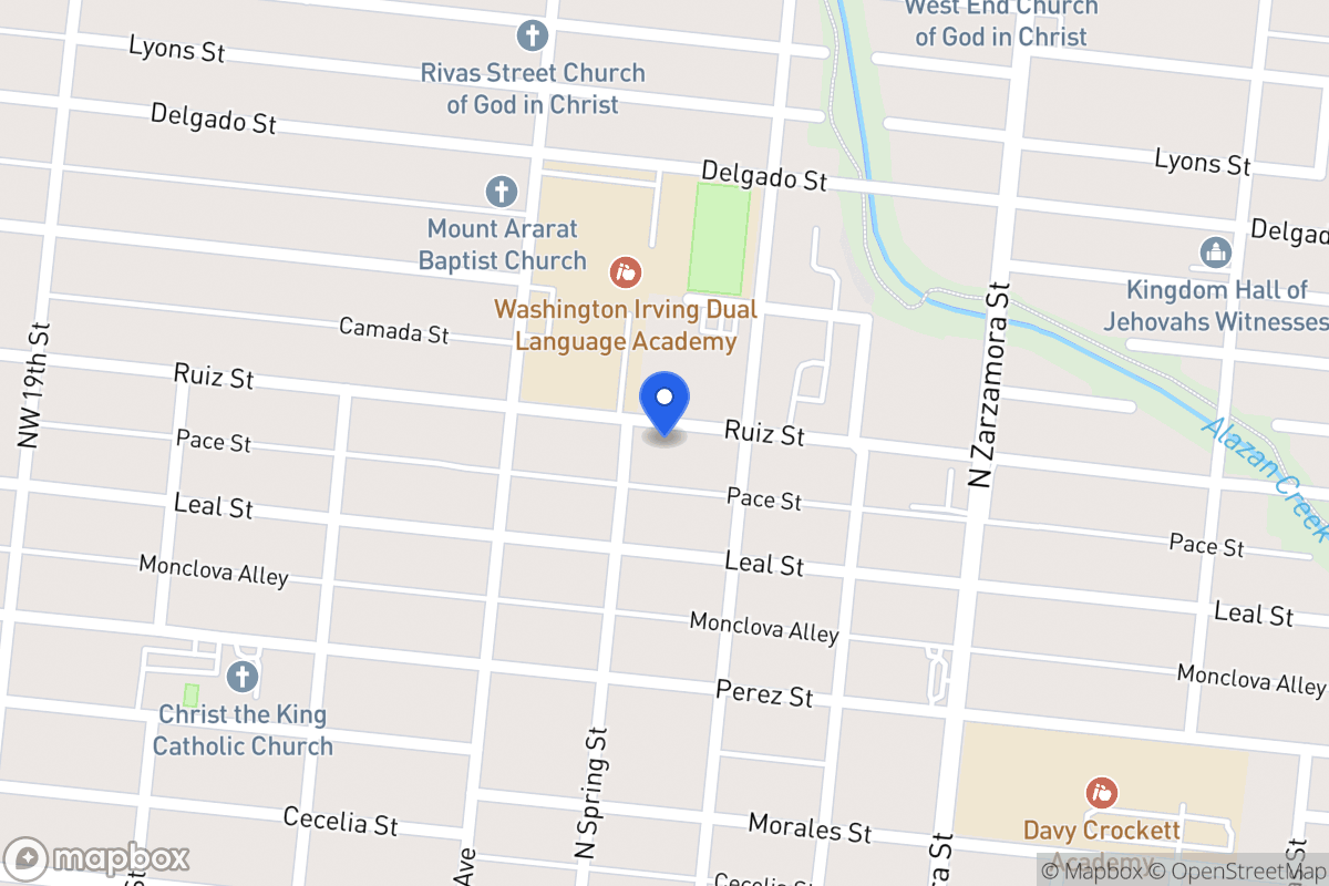 Map of 1618  Ruiz St