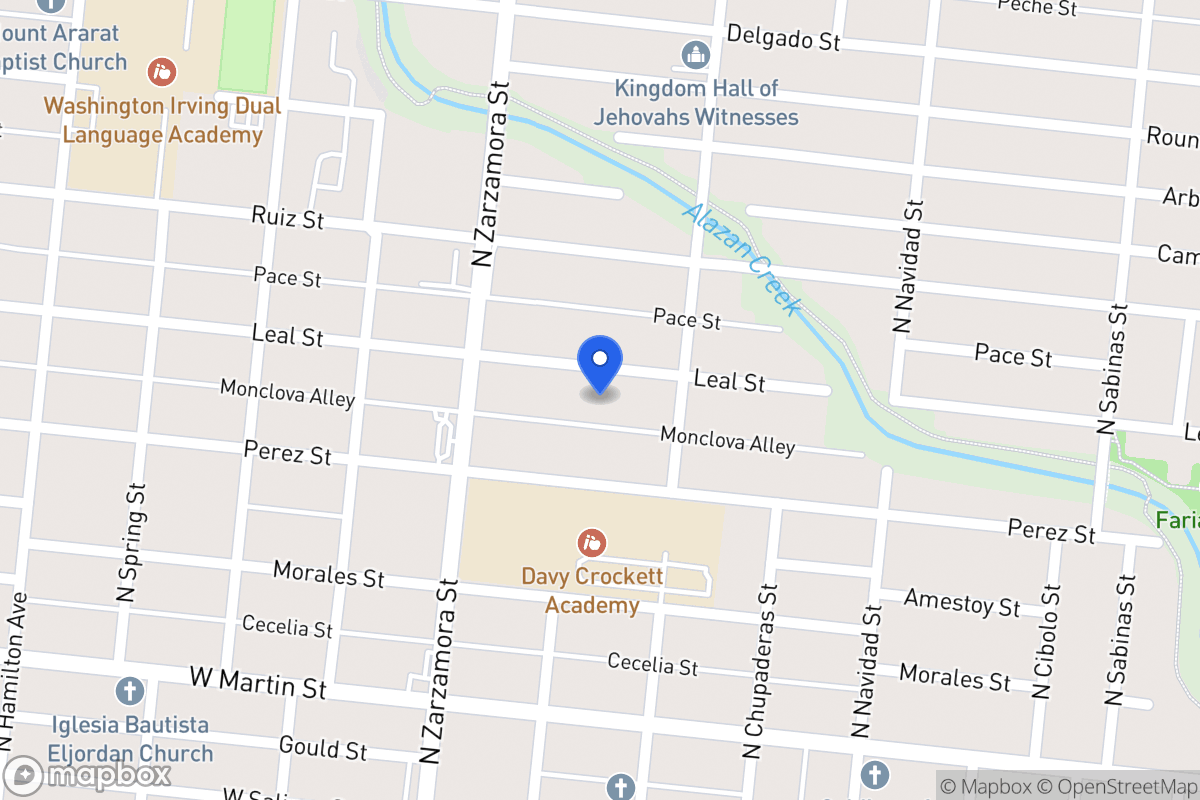 Map of 1318  Leal St