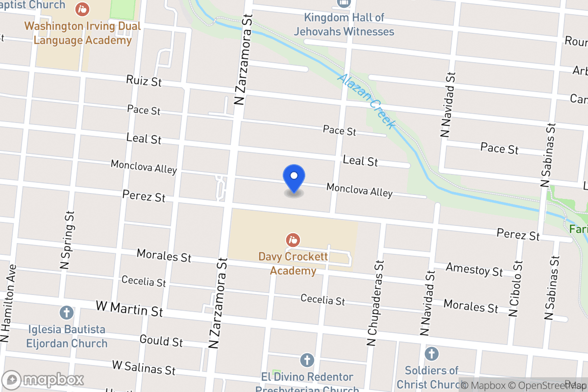 Map of 1921  Perez St