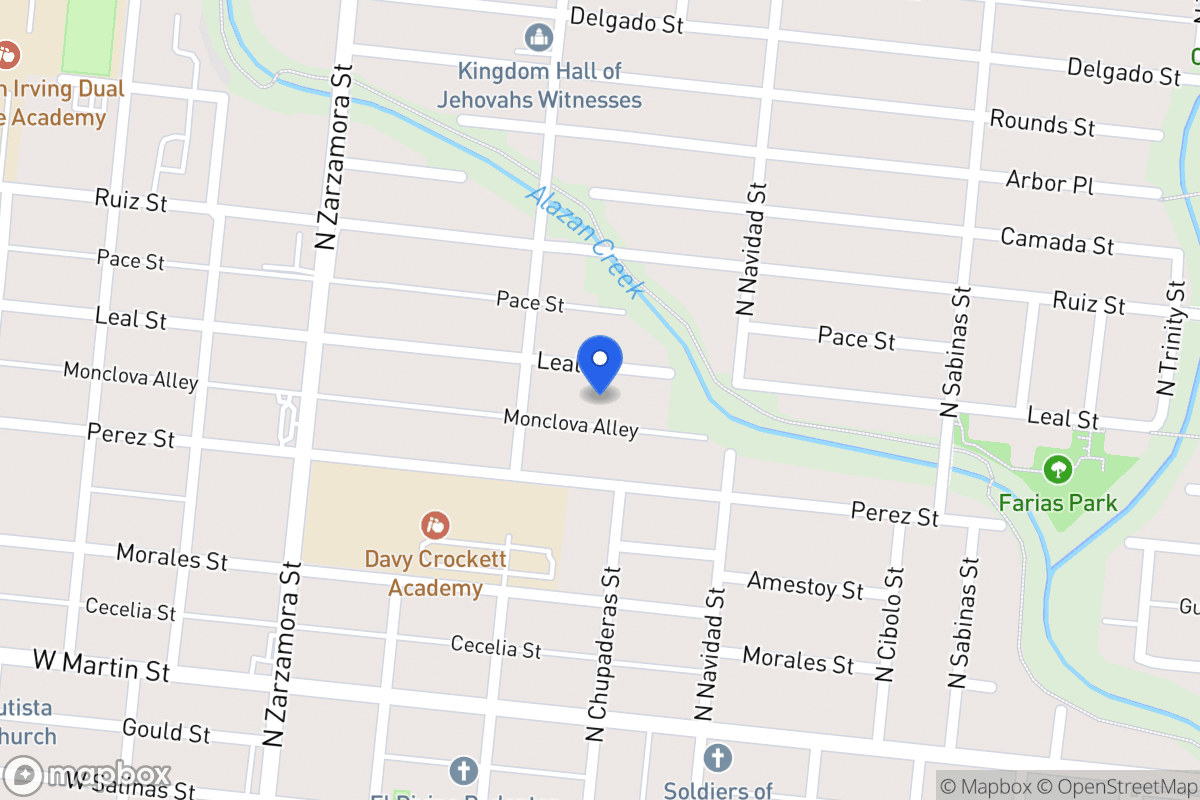 Map of 1232  Leal St